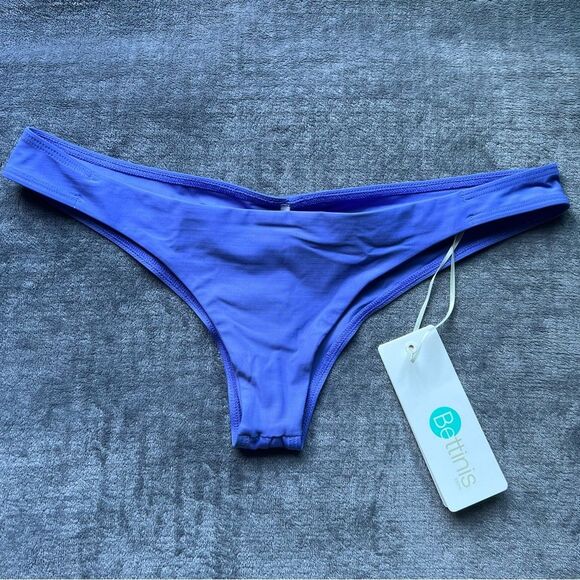 NEW Revolve Bettinis Bikini Set Swimwear Smocked Bikini Top XS Bottom M L - Picture 10 of 16